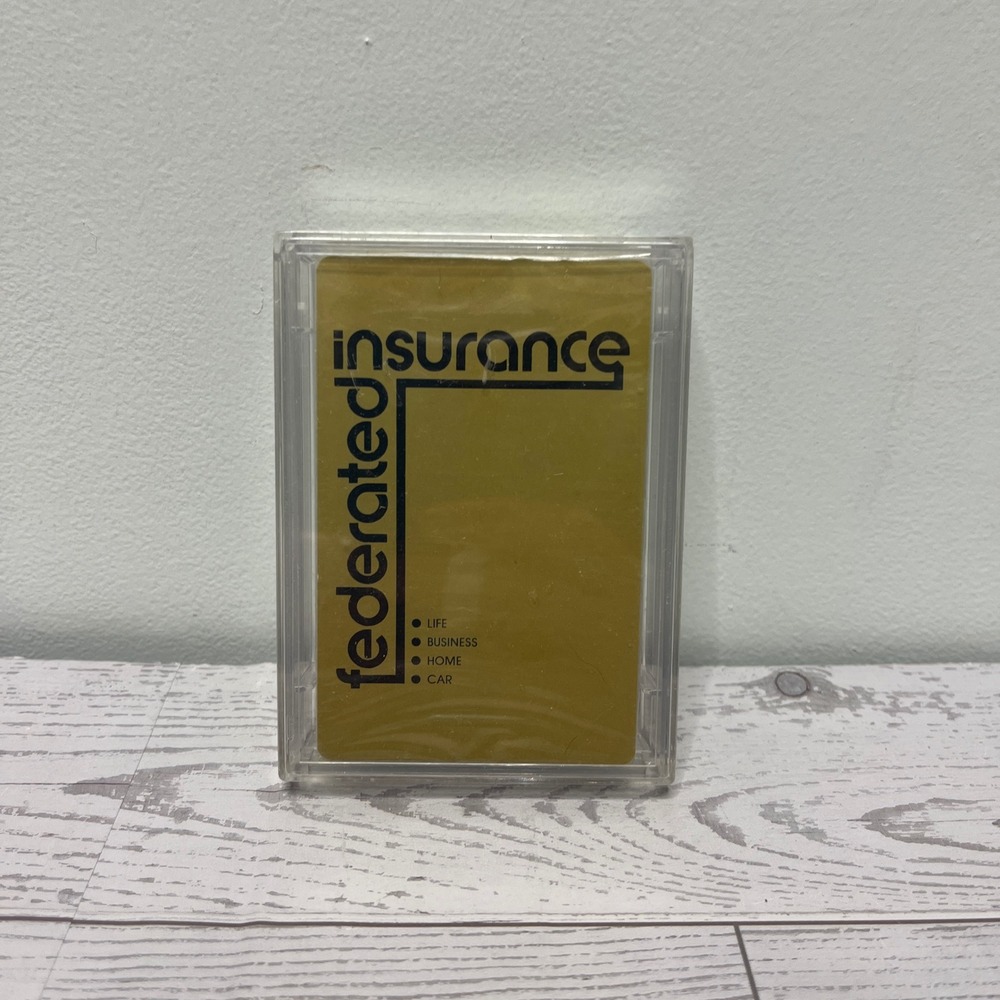 Vintage Hoyle Playing Cards Federated Insurance Promotional Deck Made in USA